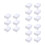 18Pcs White Plastic Drawer Type Stackable Shoes Storage Box 7