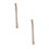 2Pcs Mini Picket Fence For Diy Sand Table Plastic Garden Edging Brown 7
