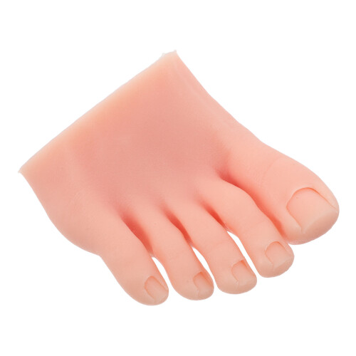 5Pcs Silicone Manicure Practice Foot Model For Acrylic Nail Training 1