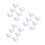 18Pcs White Plastic Drawer Type Stackable Shoes Storage Box 5