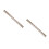 2Pcs Mini Picket Fence For Diy Sand Table Plastic Garden Edging Brown 5
