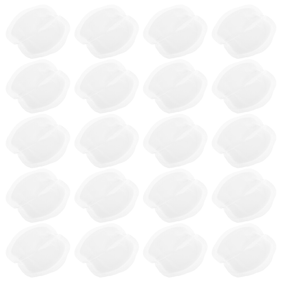 5Pcs Soft Texture Nursing Pads Leakproof Absorbent Breast Pads White Solustre
