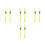 8Pcs Adjustable Green Suitcase Strap Belts for Secure Luggage 3