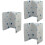 3pcs Grease Baffle Aluminum Foil 6