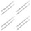 8Pcs Durable Silver Iron Spindle Bar Door Handle Replacement Part 6