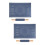 2Sets Multi-Function Blue Silicone Dough Mat with Wooden Rolling Pin 9
