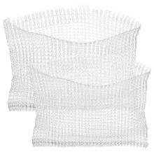 6Pcs Durable Iron Wire Mesh Bags Plant Root Protective Tools White