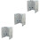 3pcs Grease Baffle Aluminum Foil 5