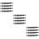 12Pcs Ski Boot Carrier Straps with Buckles Black Durable Storage Tool 7
