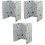 3pcs Grease Baffle Aluminum Foil 3