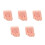 5Pcs Silicone Manicure Practice Foot Model For Acrylic Nail Training 4