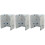 3pcs Grease Baffle Aluminum Foil 4