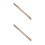 2Pcs Mini Picket Fence For Diy Sand Table Plastic Garden Edging Brown 8