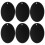 200Pcs Black Acrylic Circle Blanks Sturdy Engravable DIY Keychain Tags 2