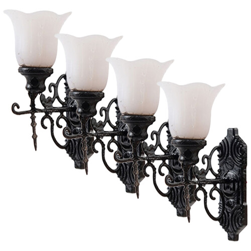 20 Pcs Miniature Sand Table Wall Lamp Landscape Ornament Decor 1