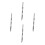 4Pcs Lightweight Stainless Steel Grain Sampler Tool for Rice and Corn 4
