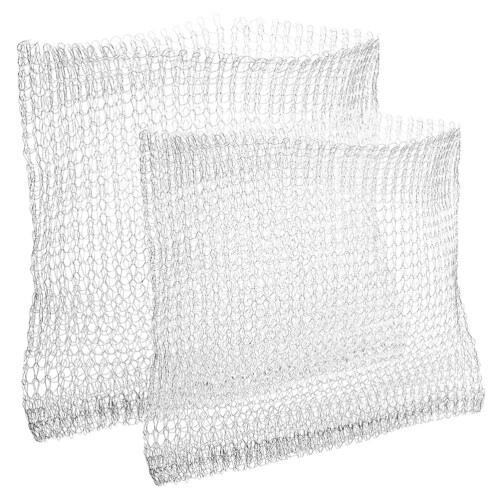 6Pcs Durable Iron Wire Mesh Bags Plant Root Protective Tools White 1