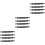 12Pcs Ski Boot Carrier Straps with Buckles Black Durable Storage Tool 5