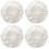 4Stk Beige Makramee Untersetzer Outdoor Trinkplatzdeckchen Handgewebt 5