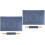 2Sets Multi-Function Blue Silicone Dough Mat with Wooden Rolling Pin 6