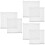 6Pcs Durable Iron Wire Mesh Bags Plant Root Protective Tools White 6