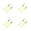 8Pcs Adjustable Green Suitcase Strap Belts for Secure Luggage 4