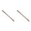 2Pcs Mini Picket Fence For Diy Sand Table Plastic Garden Edging Brown 4