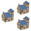 3 Pcs House Puzzle Puzzles Bamboo 3d Cutting Jigsaw 5