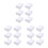 18Pcs White Plastic Drawer Type Stackable Shoes Storage Box 6