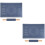 2Sets Multi-Function Blue Silicone Dough Mat with Wooden Rolling Pin 8