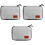 3 Pieces Digital Storage Accessories Multi-Functional Travel 3