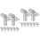 16Pcs Silver Galvanized Scaffolding Fixed Pins Compact Daily Use Parts 5
