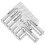16Pcs Silver Galvanized Scaffolding Fixed Pins Compact Daily Use Parts 1