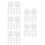 5Pcs White Soft Texture Nursing Pads Leakproof Absorbent Breast Pads 6