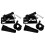 2Sets Black Angle Grinder Holder Stand Bracket Fixed Mount ABS Iron 4