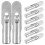 16Pcs Silver Galvanized Scaffolding Fixed Pins Compact Daily Use Parts 2