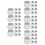 50Pièces Flacons 150Ml Transparent Pour Jus 4