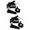 2Sets Black Angle Grinder Holder Stand Bracket Fixed Mount ABS Iron 8