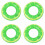 4pcs Orange Swim Ring Pvc Baby Inflatable Float 5