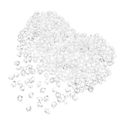 2000Pcs Realistic Plastic Ice Vase Fillers Reusable Decorative Rocks 2