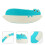 Bonnet De Douche Enfant En PP Bleu Réglable Durable Et Léger 7