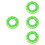 4pcs Orange Swim Ring Pvc Baby Inflatable Float 6