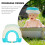 Bonnet De Douche Enfant En PP Bleu Réglable Durable Et Léger 6