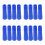 16Pcs Blue Threaded Broom Handle Adapter Plastic Connector for Mop Use 4