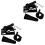 2Sets Black Angle Grinder Holder Stand Bracket Fixed Mount ABS Iron 5