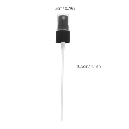 40Pcs Black Mini Spray Bottle Pump Heads Replacement for Perfume 1
