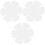 Set Of 3 Sewing Templates Quilting Ruler Stencil Bowl Pad Patchwork 5
