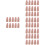 100 Pcs Simulation Finger Stall Nail Finger Cots 8