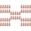 100 Pcs Simulation Finger Stall Nail Finger Cots 7