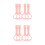 8 Pcs Baby Bed Standing Rings Pull Toy For Newborn 3